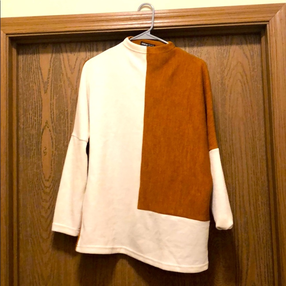 Color block sweater